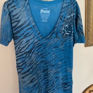 Extra large sinful tee